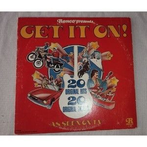 Ronco Presents “Get It On” 20 Original Hits 20 Original Artists Vinyl LP 1974